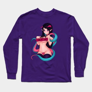 Kawaii Succubus Anime Girl witch Tentacles Long Sleeve T-Shirt